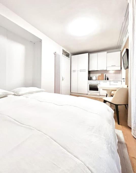 Bright Tiny Studio - Shared Pool & Sauna - Free Parking - Air Condition Muralto Exterior foto