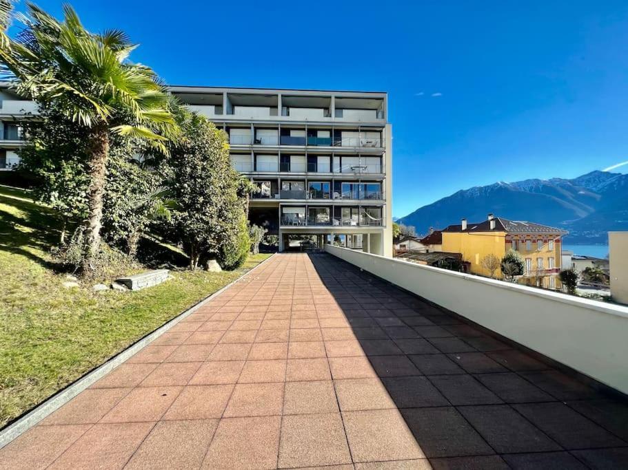 Bright Tiny Studio - Shared Pool & Sauna - Free Parking - Air Condition Muralto Exterior foto